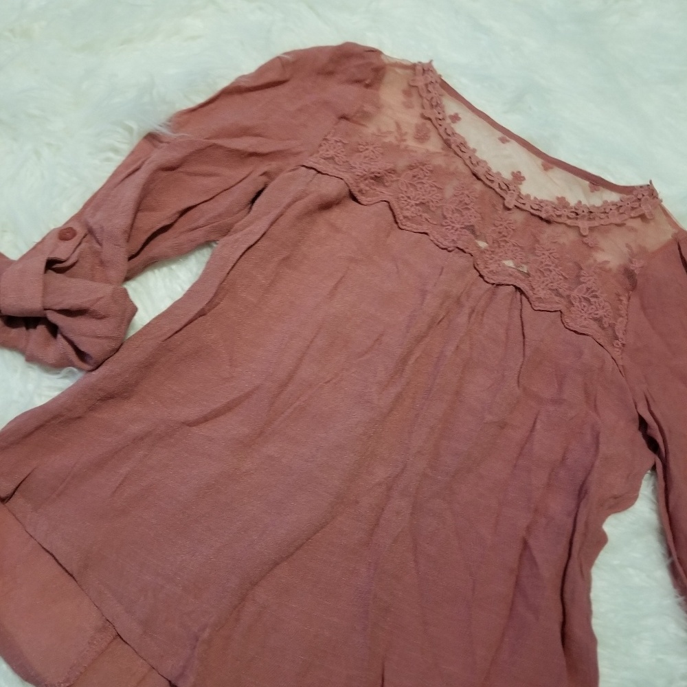 Blu Pepper Blouse Top